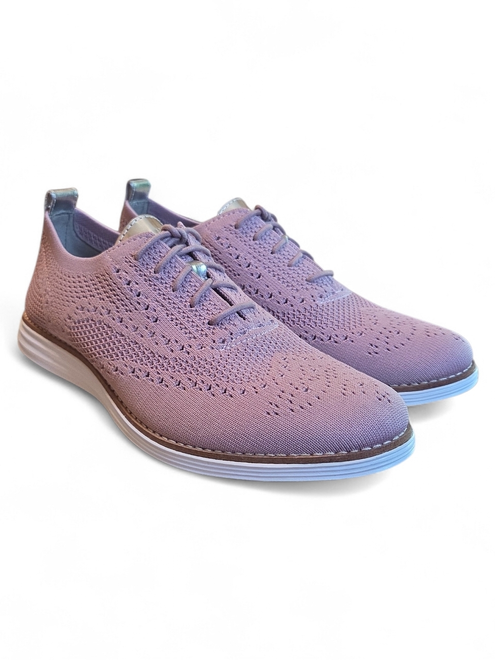 Cole Haan Originalgrand Stitchlite Wingtip Oxford In Color Eldenberry Size 9B - Picture 2 of 8